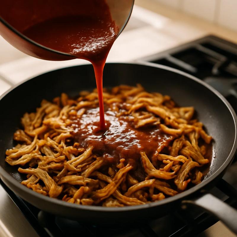 Paso 6 de Barbacoa de Setas