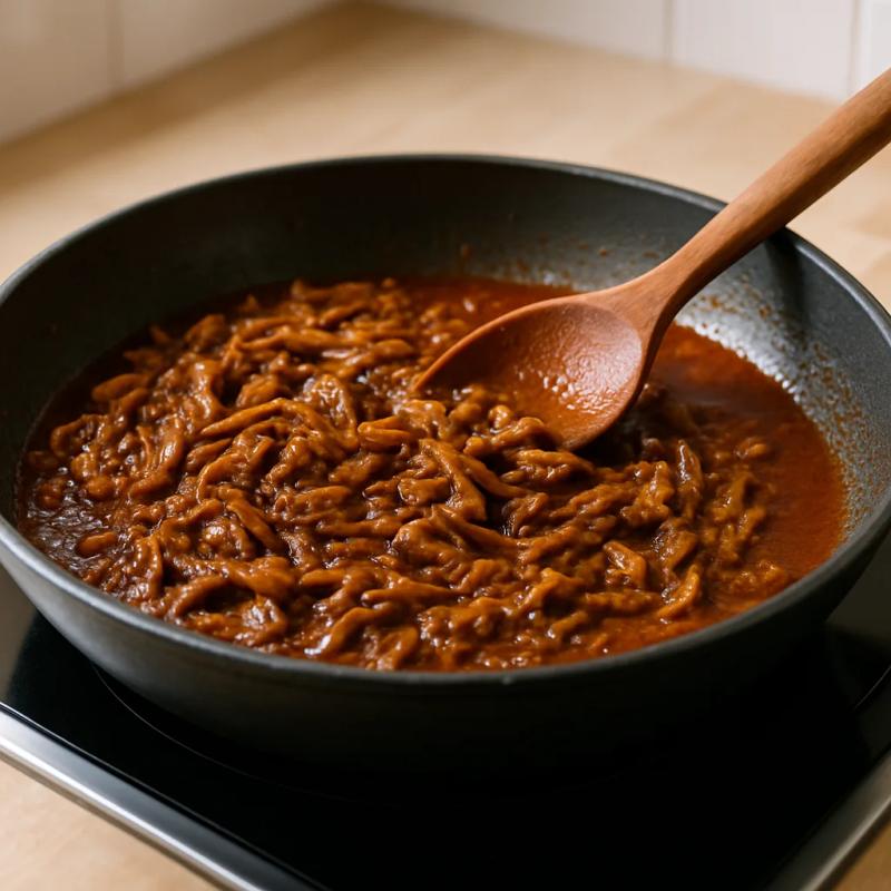 Paso 7 de Barbacoa de Setas