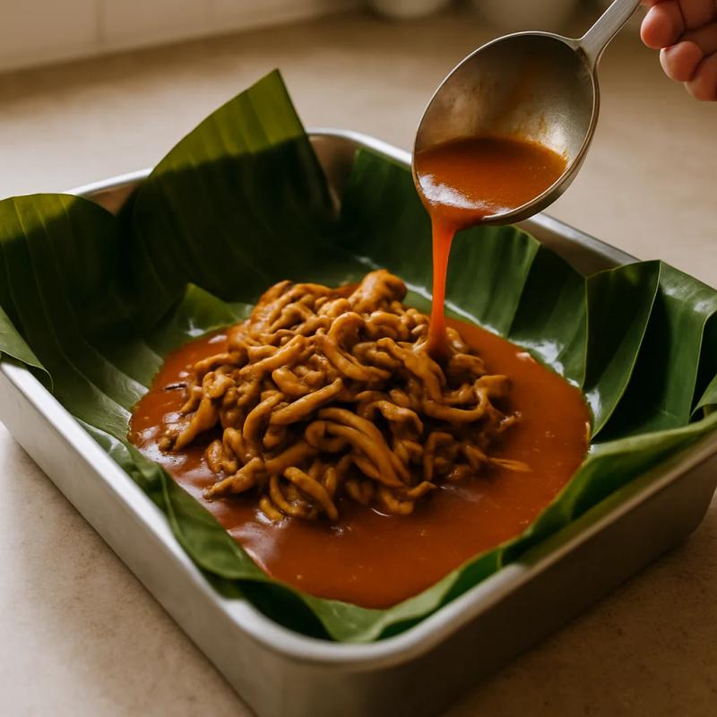 Paso 5 de Cochinita de Setas