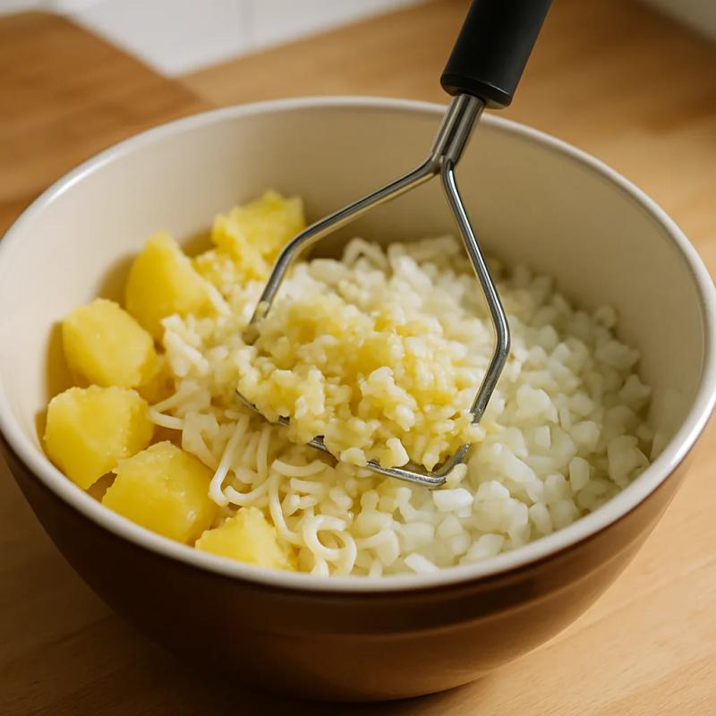 Paso 2 de Flautas de Papa con Queso