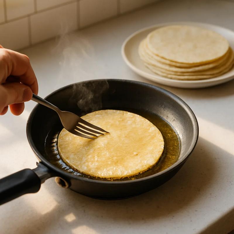Paso 5 de Enchiladas de Flor de Calabaza