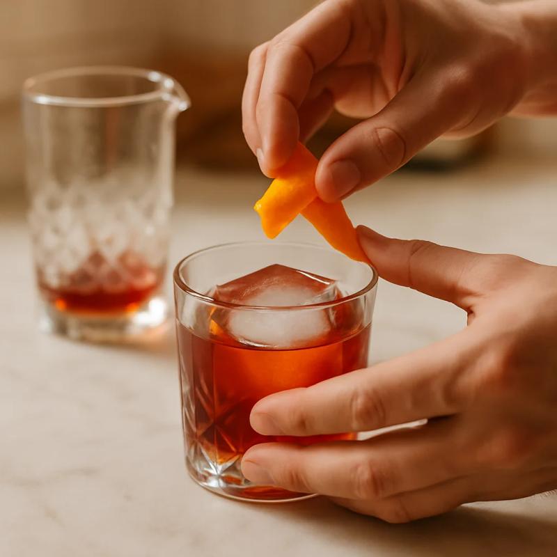 Paso 4 de Mezcal Negroni