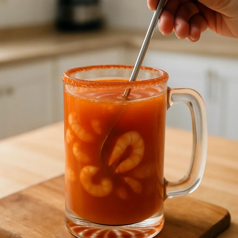 Paso 3 de Michelada de Camarón