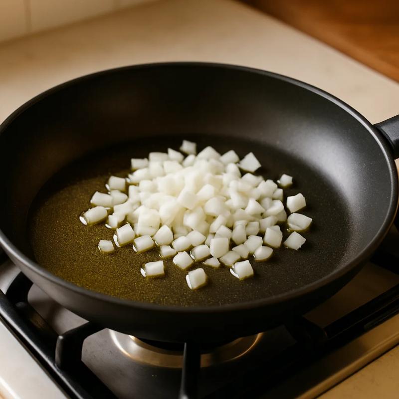 Paso 1 de Enfrijoladas Veganas