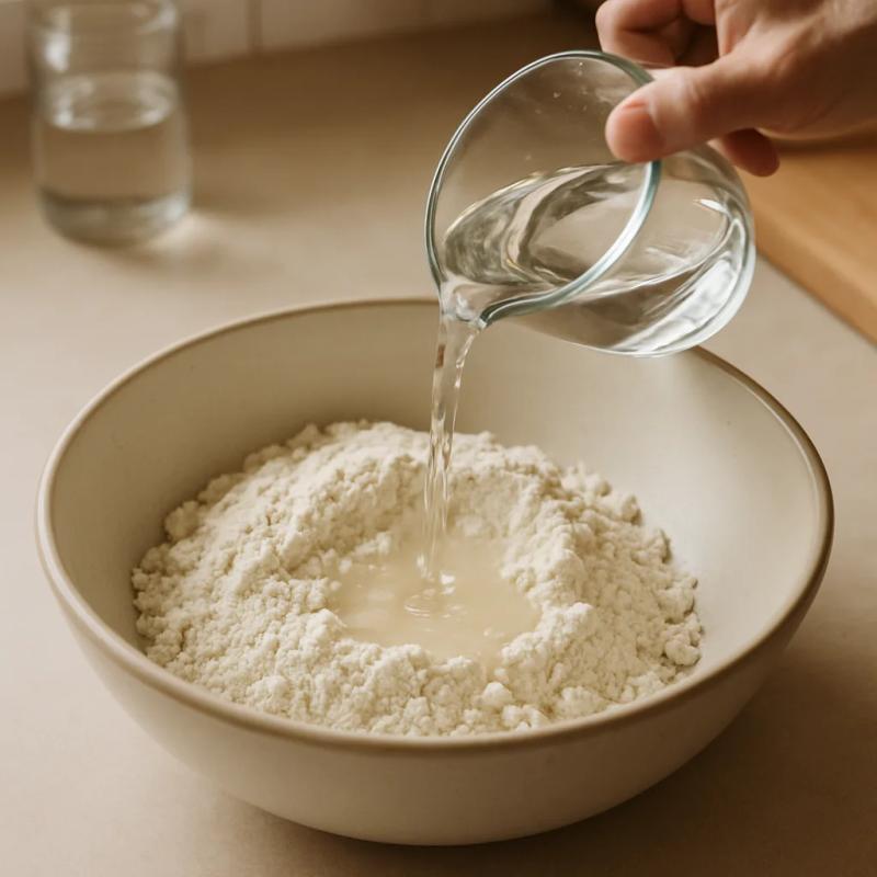 Paso 1 de Tortillas de Maíz Hechas a Mano