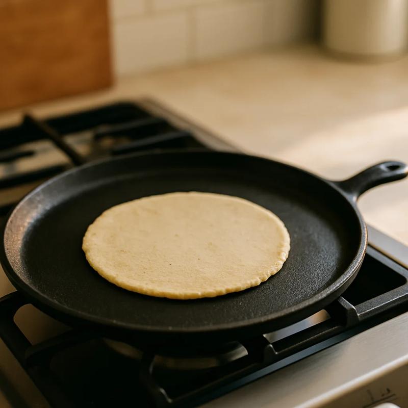 Paso 5 de Tortillas de Maíz Hechas a Mano