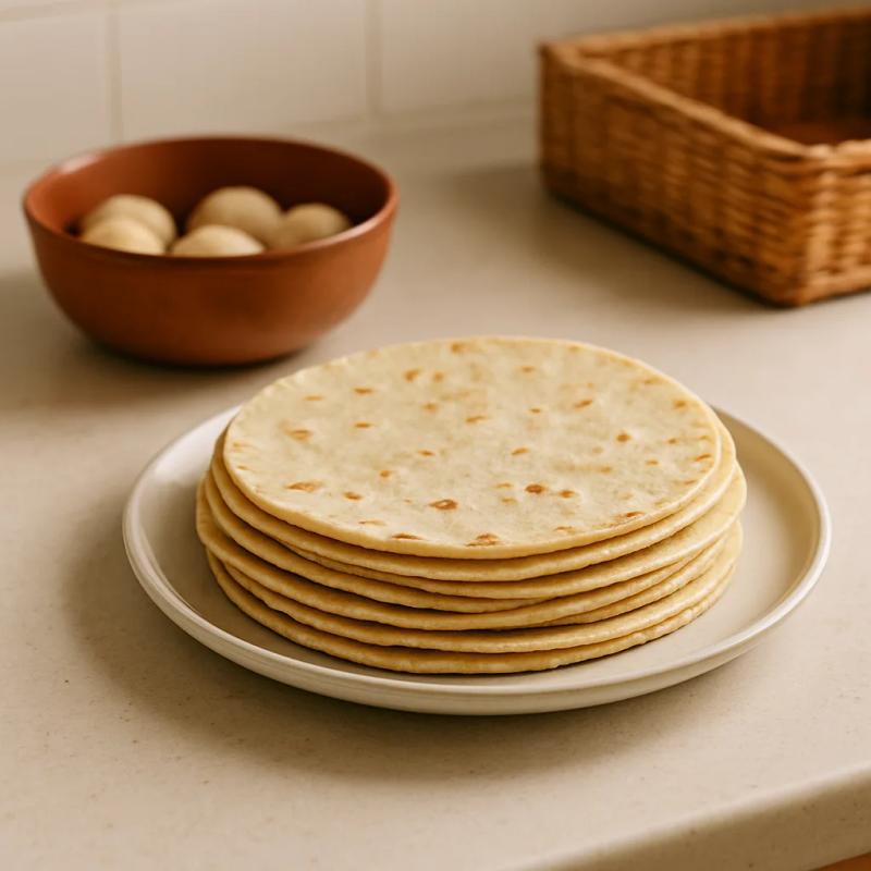 Paso 8 de Tortillas de Maíz Hechas a Mano