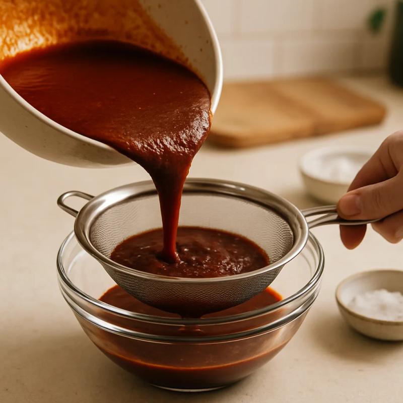 Paso 5 de Adobo Base de Chile Guajillo