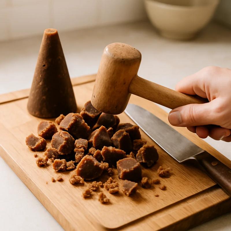 Paso 1 de Piloncillo en Almíbar