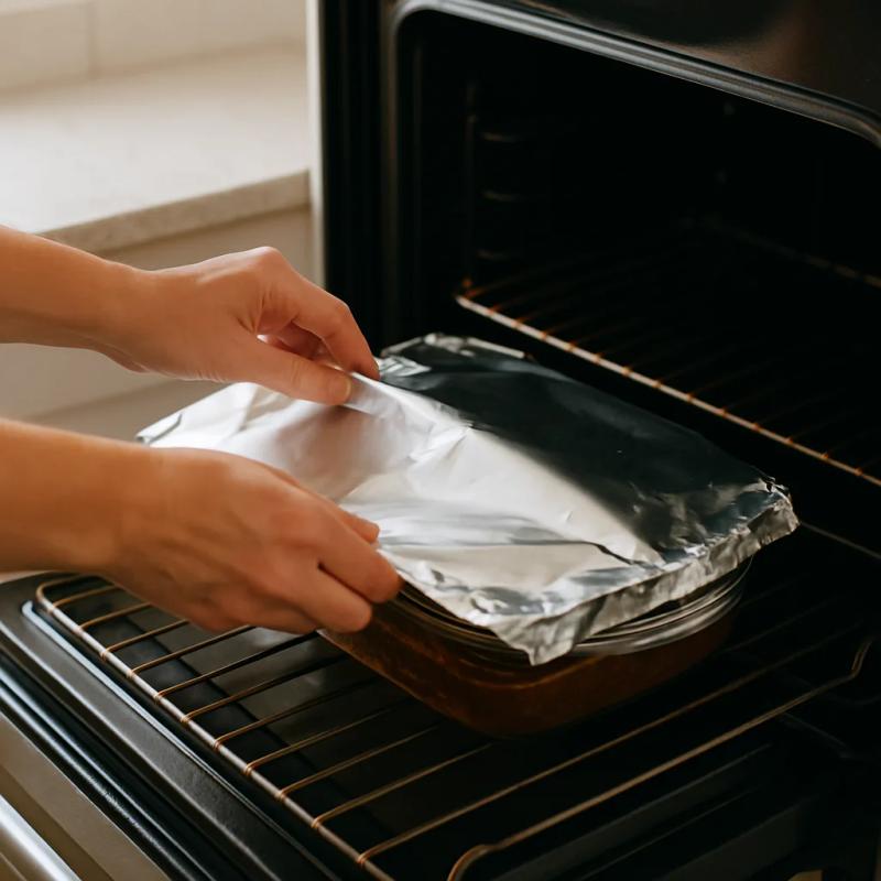 Paso 6 de Lasaña de Mole Poblano