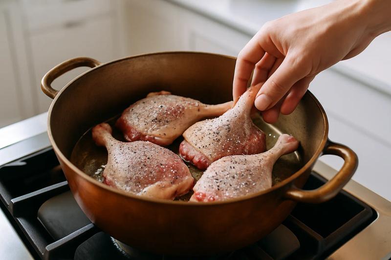 Paso 1 de Carnitas de Pato