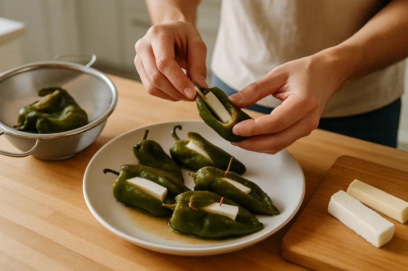 Paso 2 de Chiles Capones