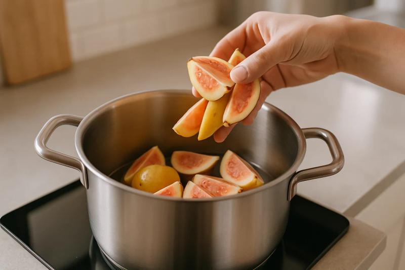 Paso 1 de Dulce de Guayaba