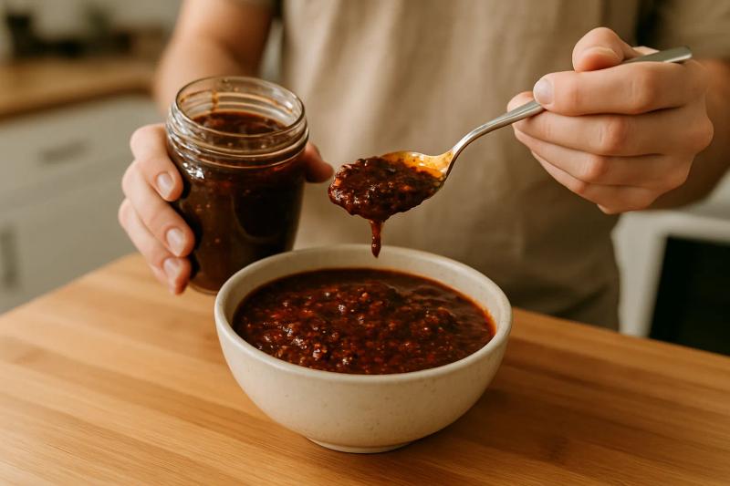 Paso 7 de Salsa de Pasilla