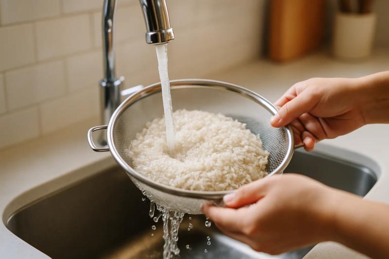 Paso 1 de Arroz con Gandules