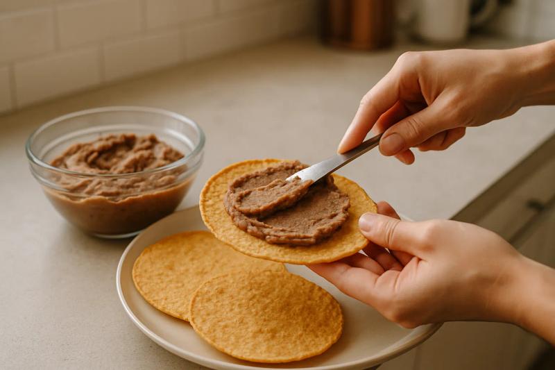Paso 3 de Tostadas de Pollo