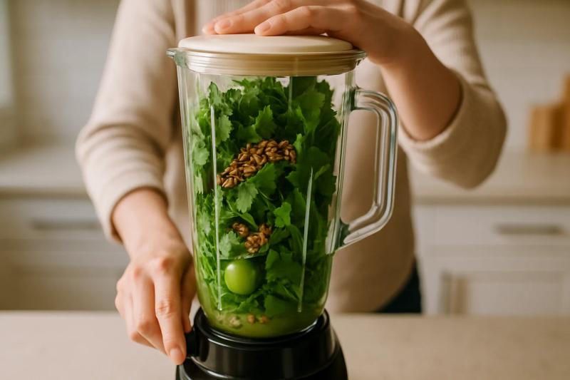 Paso 4 de Pollo en Mole Verde