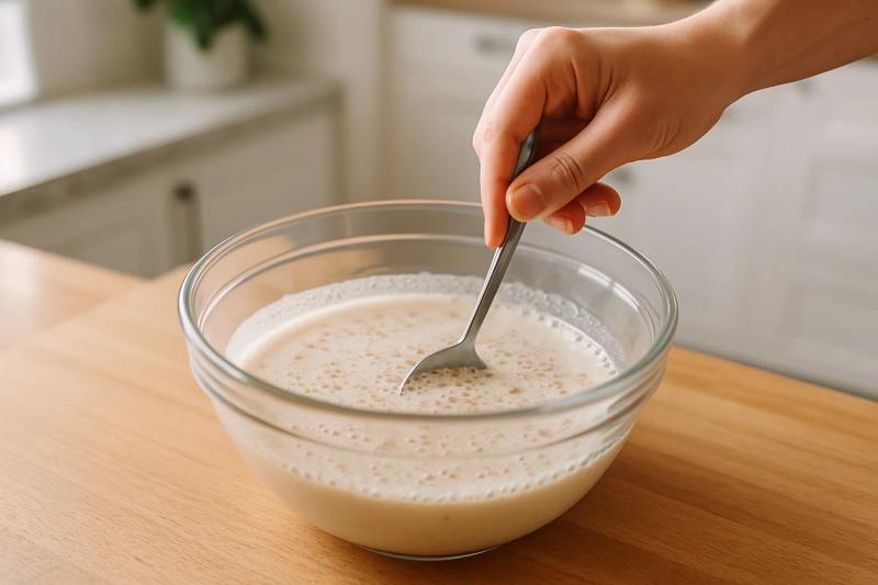 Paso 1 de Pan de Nata