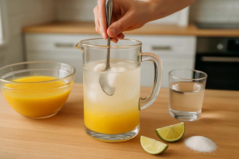 Paso 2 de Agua de Mango