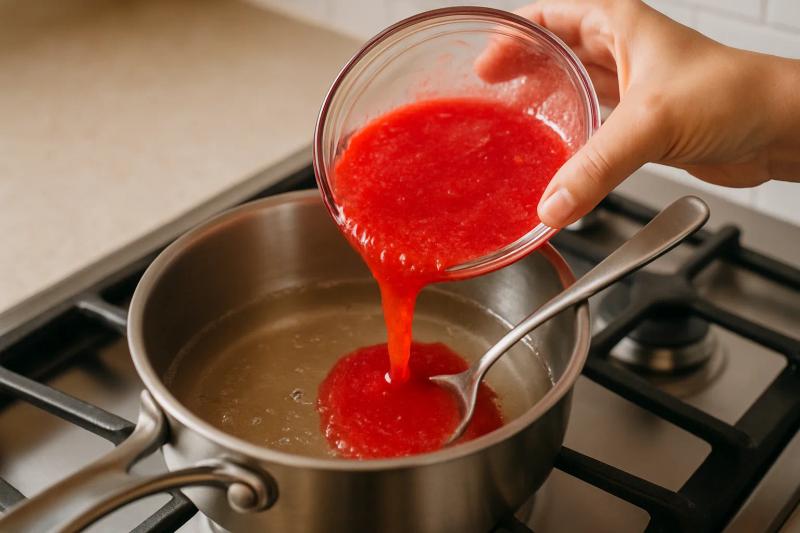 Paso 1 de Raspado de Frutas