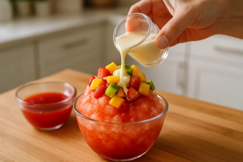 Paso 3 de Raspado de Frutas