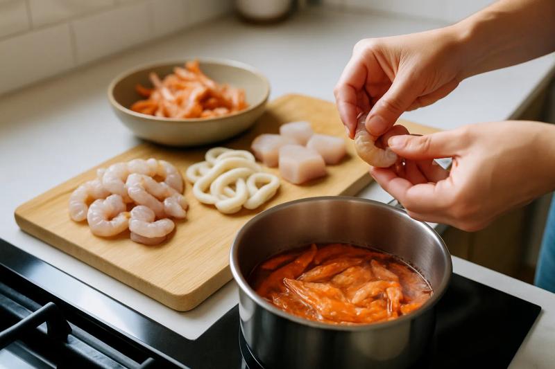 Paso 1 de Arroz a la Tumbada