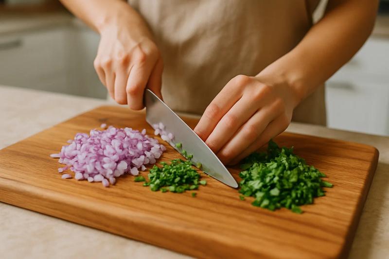 Paso 3 de Guacamole con Mango
