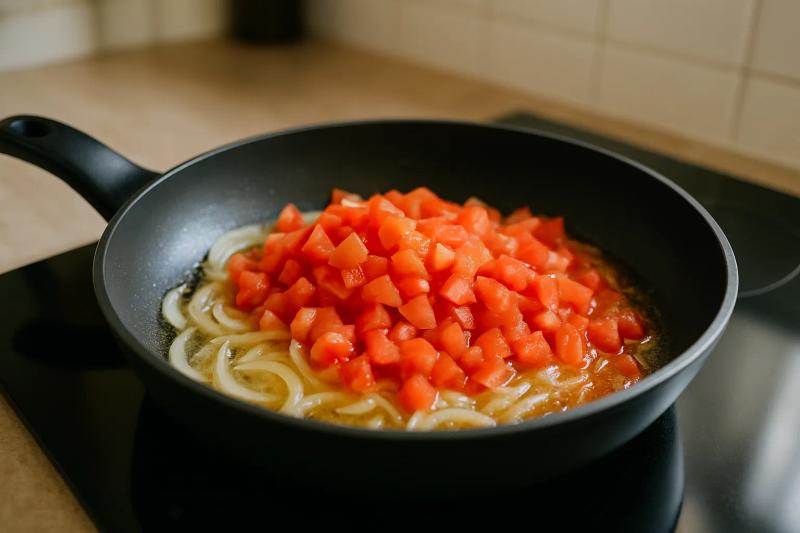 Paso 3 de Chile con Asadero