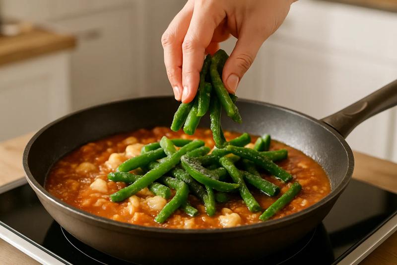 Paso 4 de Chile con Asadero