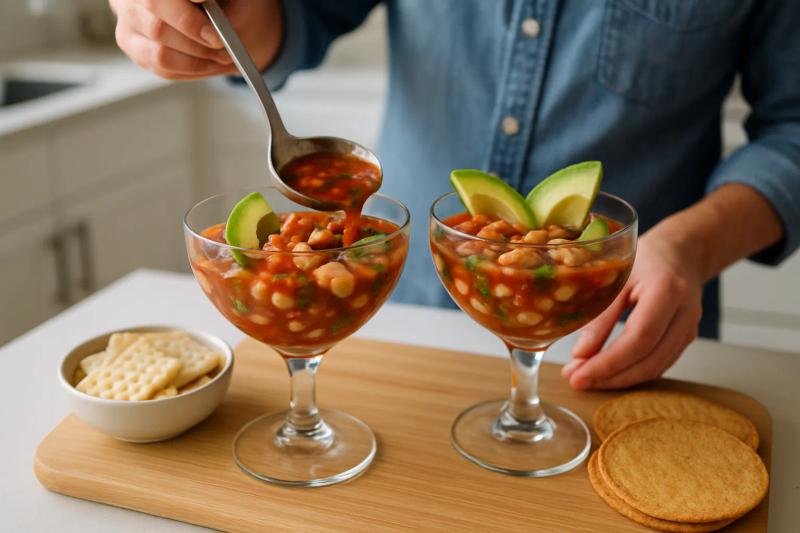 Paso 6 de Campechana de Mariscos