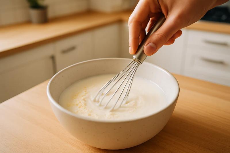 Paso 3 de Atole de Fresa