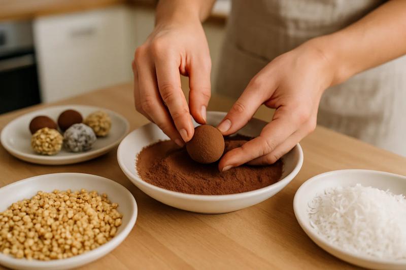 Paso 6 de Trufas de Cajeta