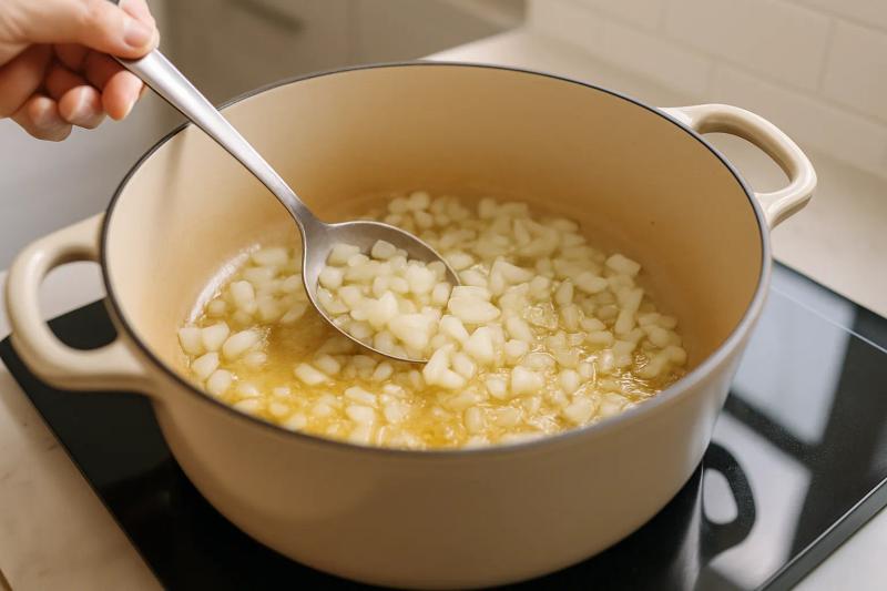 Paso 2 de Caldo de Queso