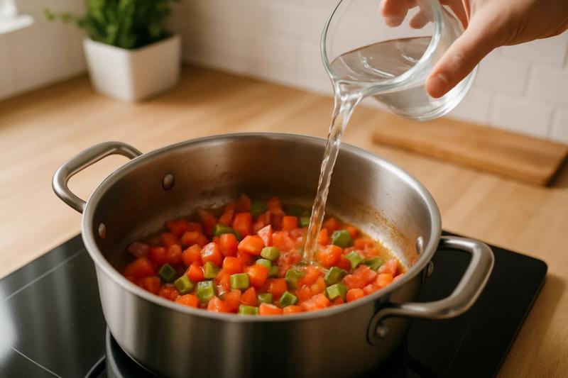 Paso 3 de Caldo de Queso