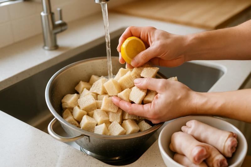 Paso 1 de Menudo Blanco