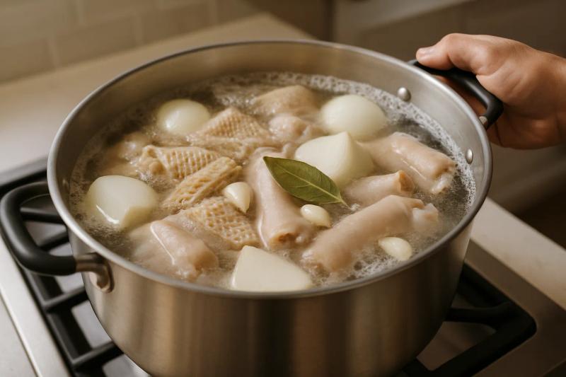 Paso 2 de Menudo Blanco