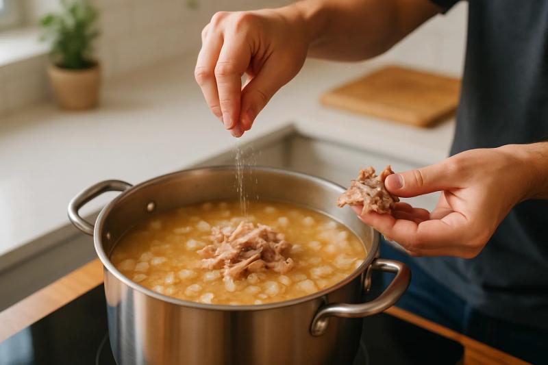 Paso 5 de Menudo Blanco