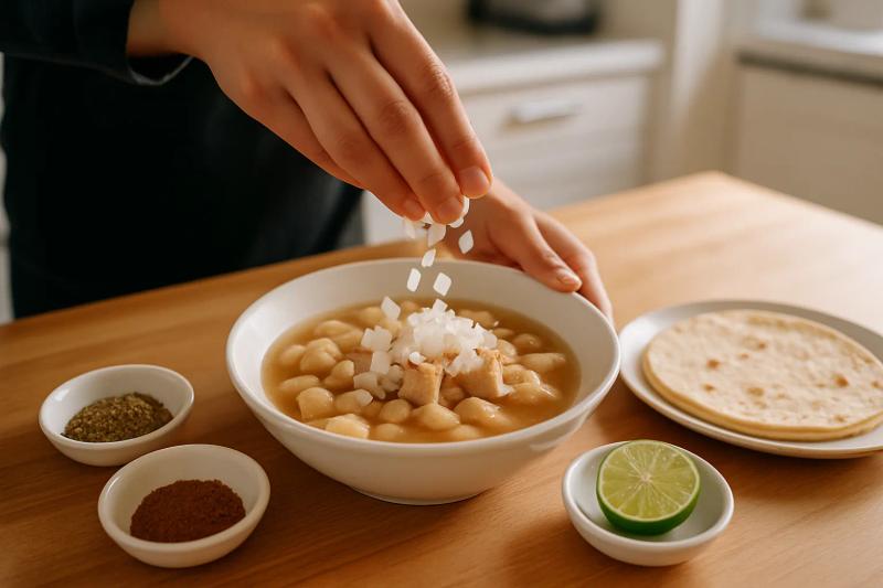 Paso 6 de Menudo Blanco