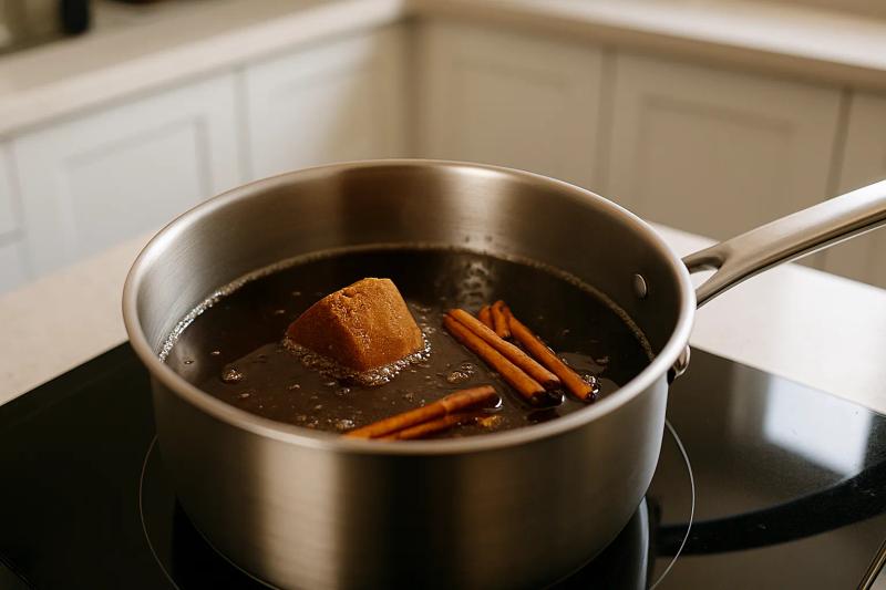 Paso 2 de Dulce de Tejocote