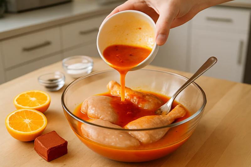 Paso 1 de Pollo Ticuleño