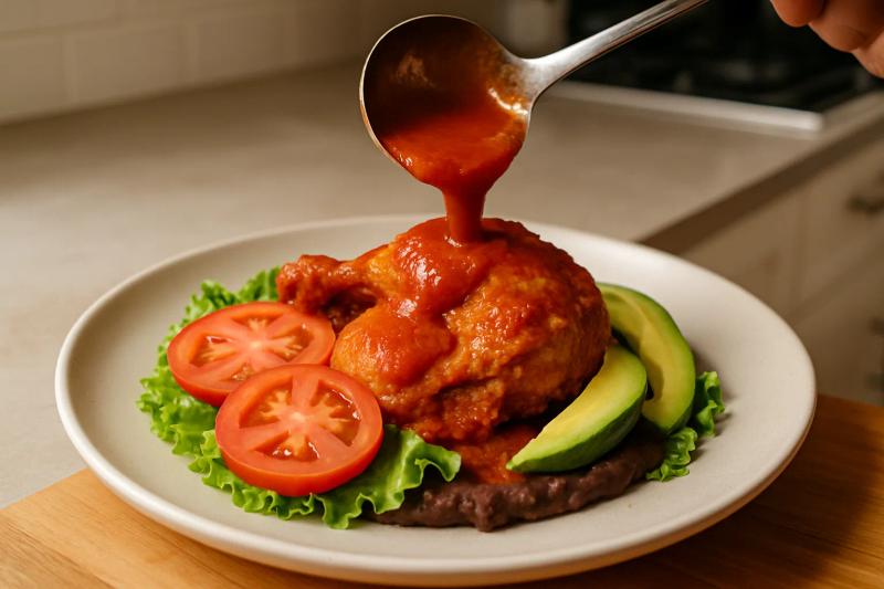 Paso 5 de Pollo Ticuleño