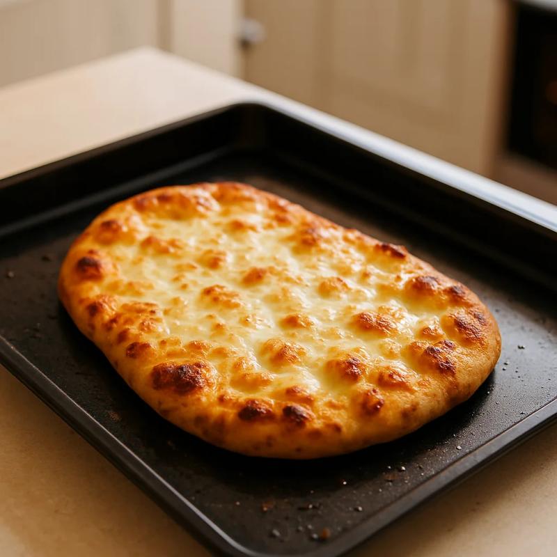 Paso 5 de Naan de Chipotle con Queso Oaxaca