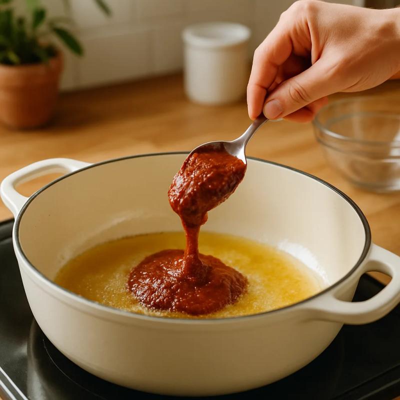 Paso 7 de Mole Vegano de Almendra