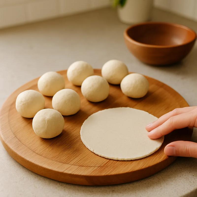 Paso 1 de Sopes de Champiñones con Chipotle