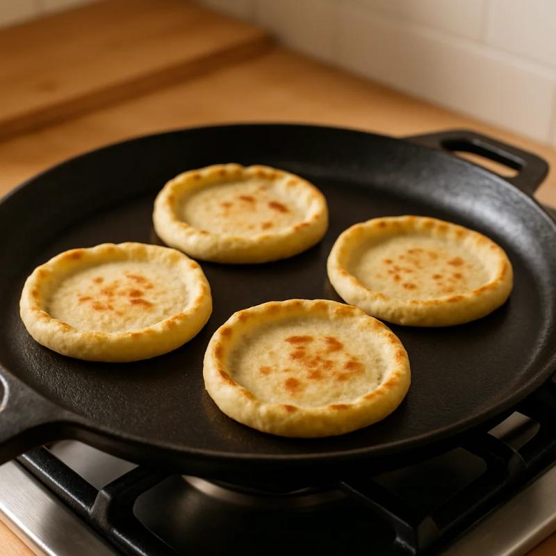 Paso 2 de Sopes de Champiñones con Chipotle