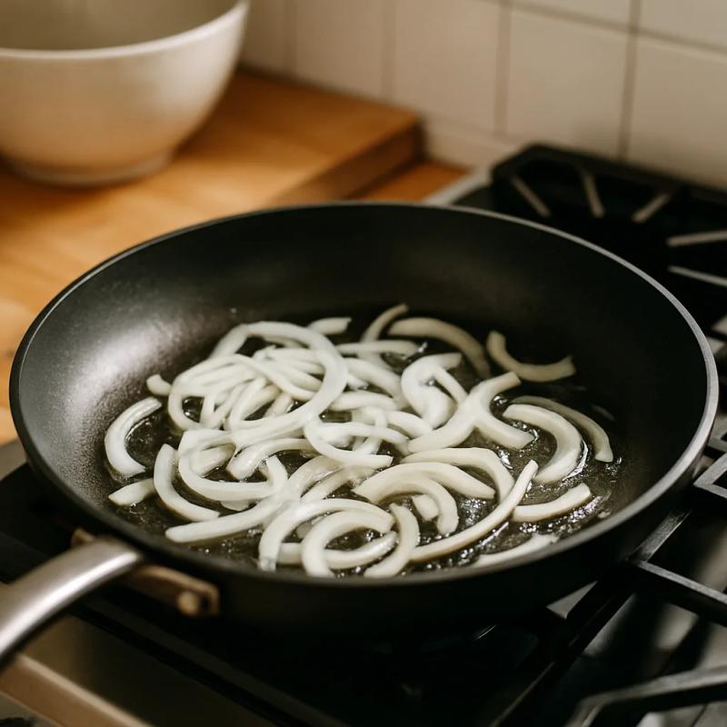 Paso 4 de Sopes de Champiñones con Chipotle