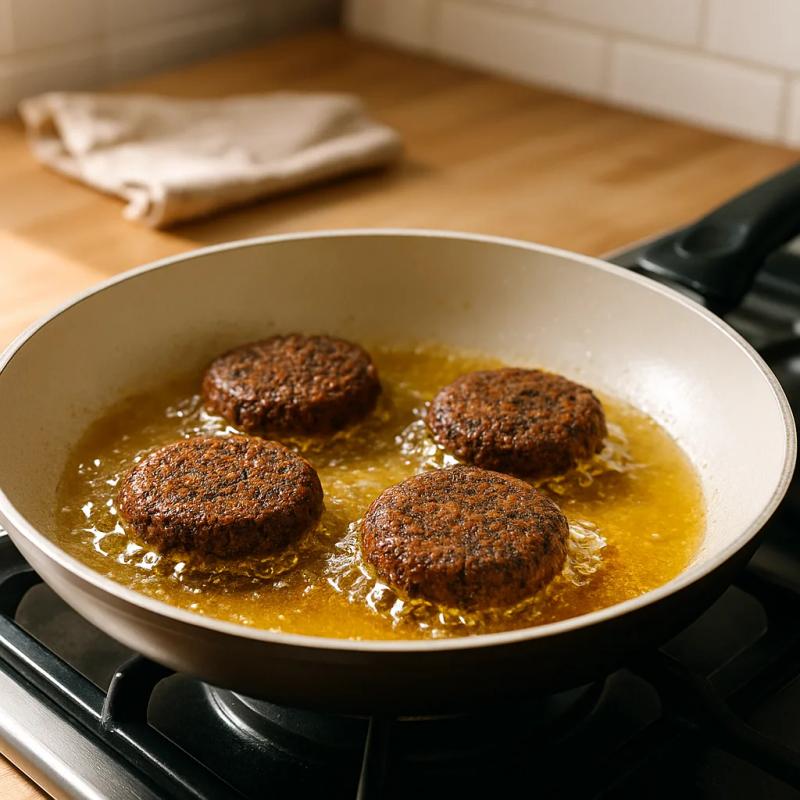 Paso 5 de Falafel de Frijol Negro con Salsa de Chipotle