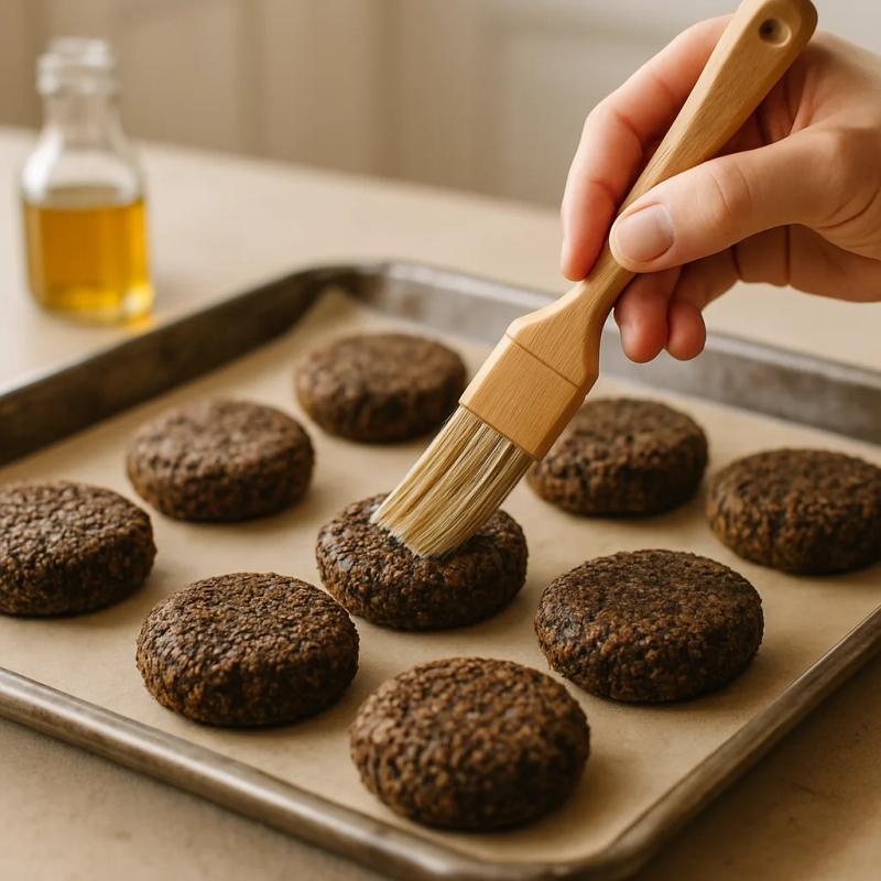 Paso 7 de Falafel de Frijol Negro con Salsa de Chipotle