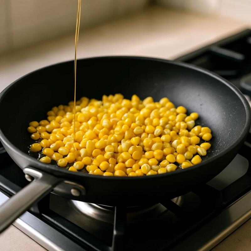 Paso 1 de Bruschetta de Esquites