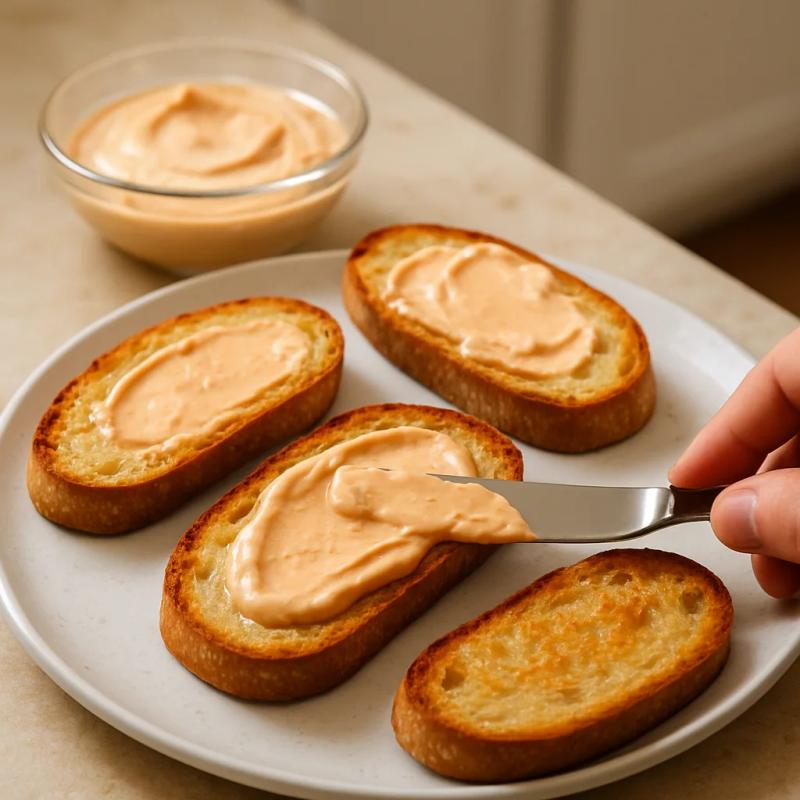 Paso 4 de Bruschetta de Esquites